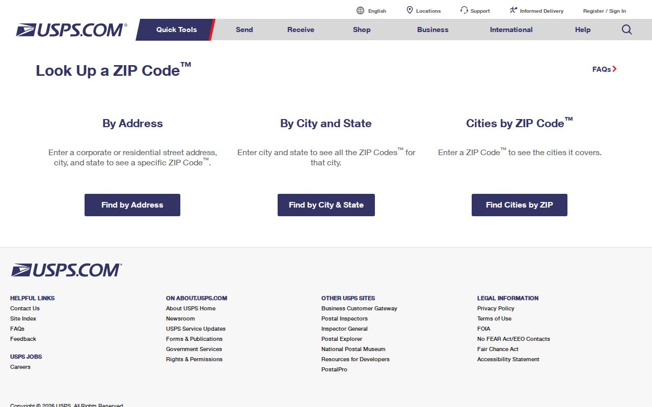 Carlisle ZIP code directory USPS address lookup