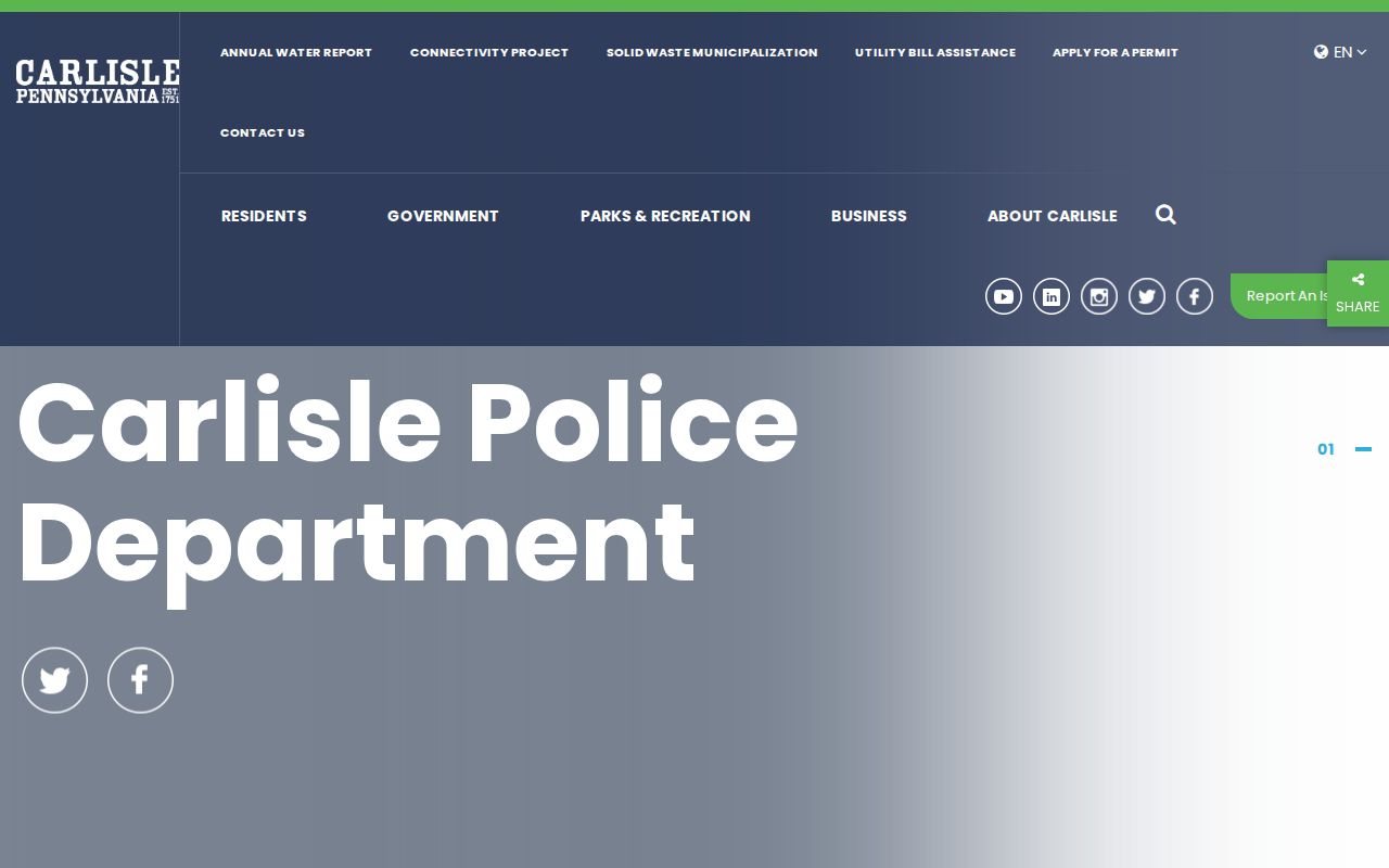 Carlisle neighbors Carlisle Police official source
