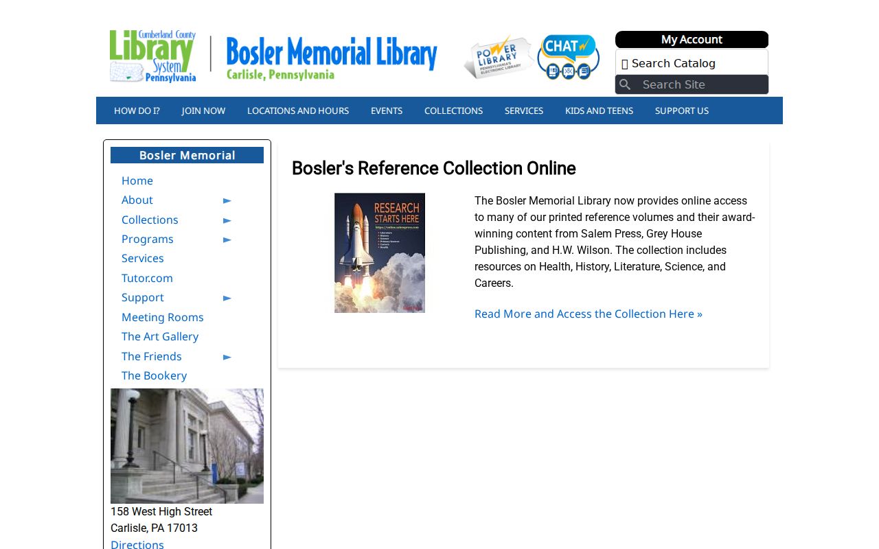 Carlisle city directory research at Bosler Memorial Library