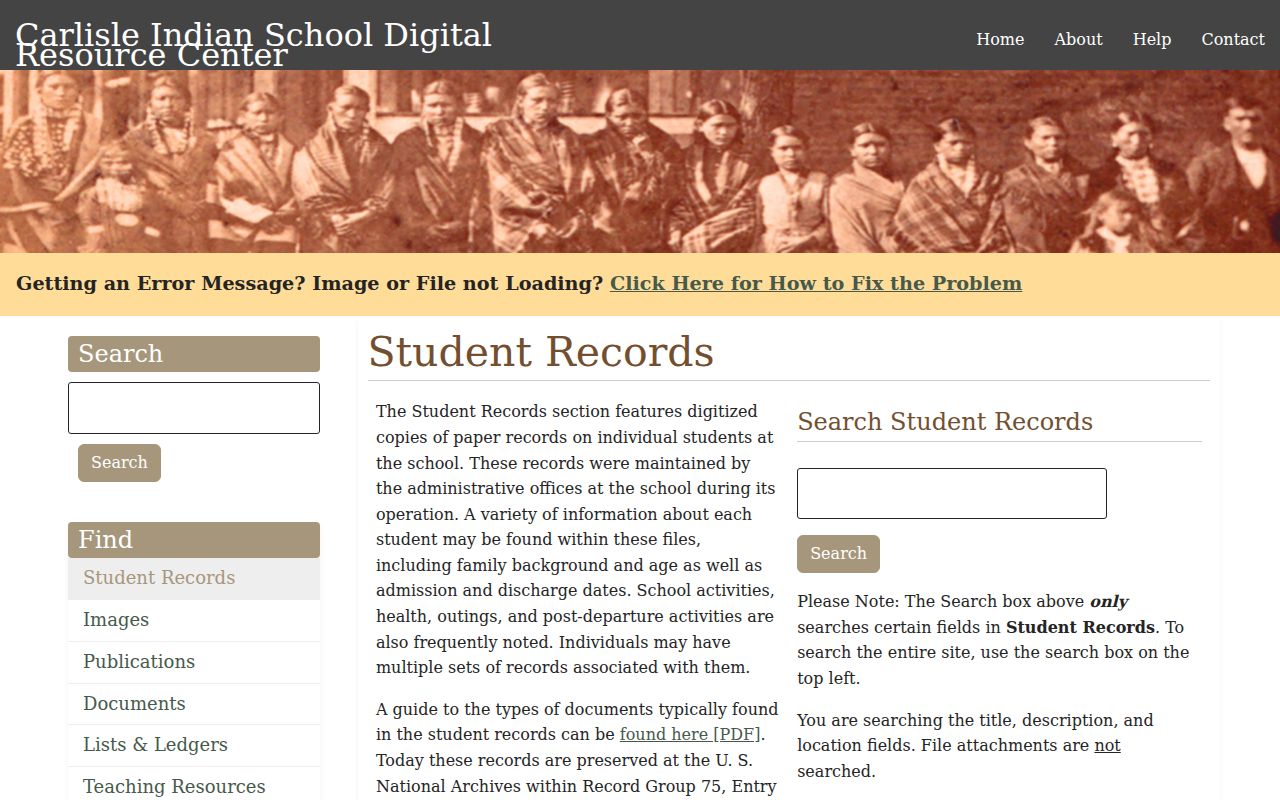 Carlisle city directory companion Carlisle Indian School records